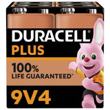 Argos Duracell Plus 9V Alkaline Batteries - Pack of 4- Buy online at McGrocer