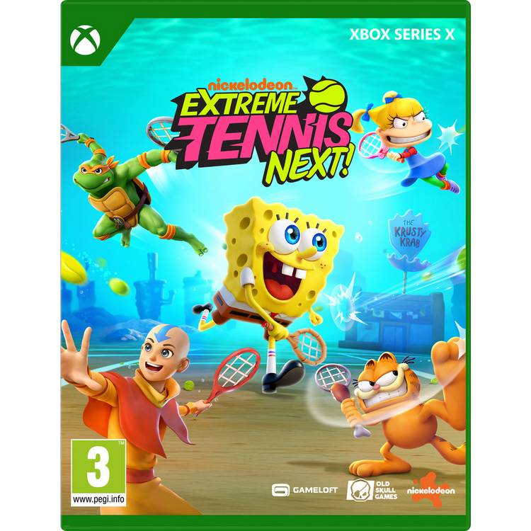 Nickelodeon Extreme Tennis Xbox Series X game, imported from the UK