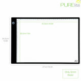 PureLite LED Light Pad natural daylight A3 - British product