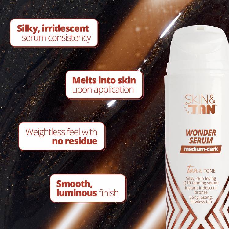 Skin and Tan Wonder Serum self-tanner 145ml (British brand)
