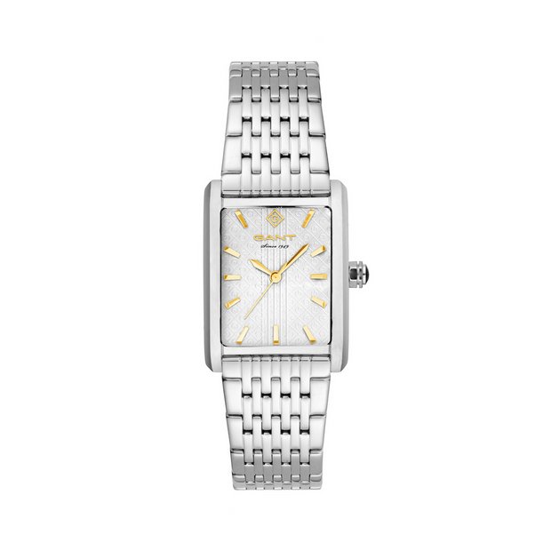 Gant ladies watch white dial stainless steel bracelet 24mm - British product