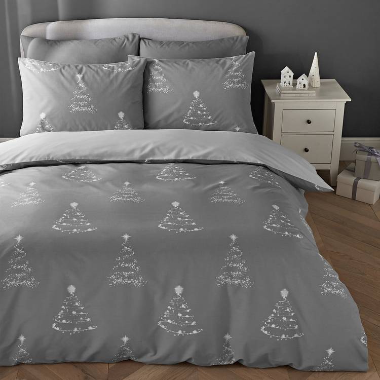 Catherine Lansfield Christmas bedding set double reversible - British product