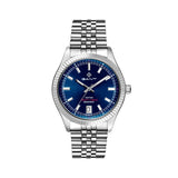 Gant blue dial chronograph watch stainless steel bracelet, UK version