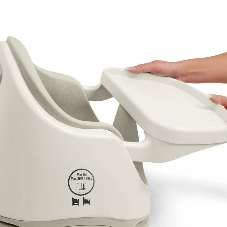 Mamas & Papas 3-in-1 baby floor and booster seat in Clay, UK version