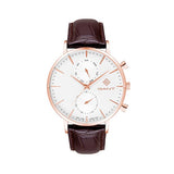 GANT chronograph day date watch brown strap - British product