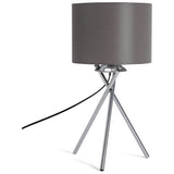 Argos Home table lamp grey chrome 46cm, imported from the UK