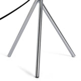 Argos Home table lamp grey chrome 46cm, imported from the UK