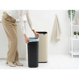 Brabantia touch bin Soft Beige 30 litre, UK version