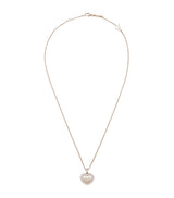Harrods Chopard Rose Gold and Diamond Happy Diamonds Icons Joaillerie Pendant Necklace- Buy online at McGrocer