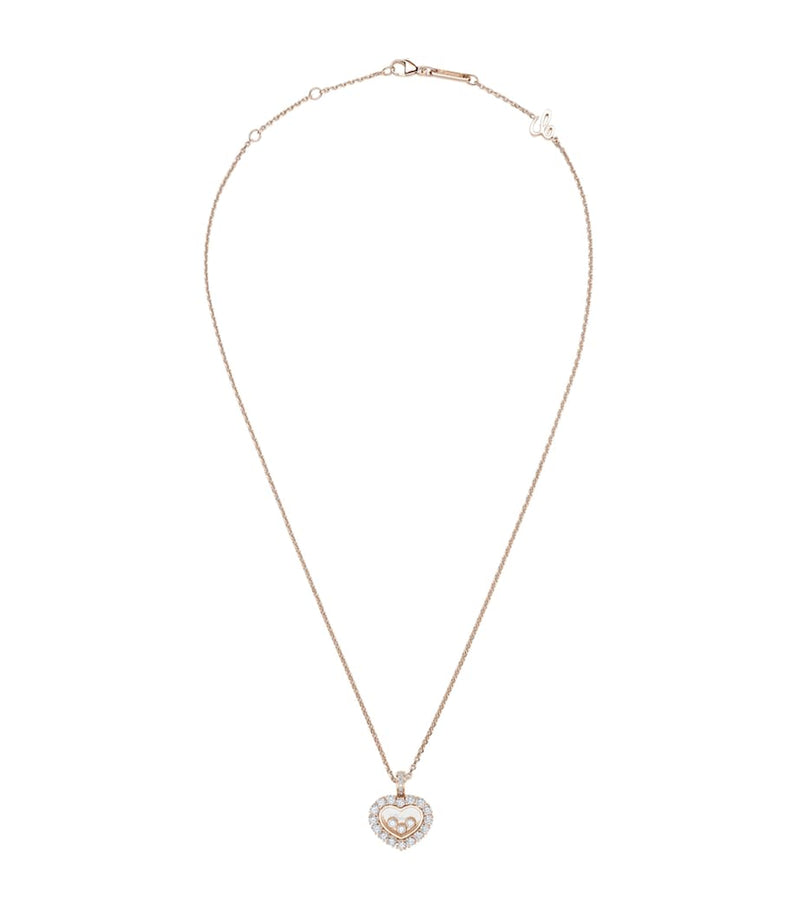 Chopard Happy Diamonds pendant rose gold diamond - British product