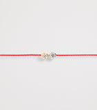 Redline 20th Anniversary Gold and Diamond Thread Bracelet, imported from the UK