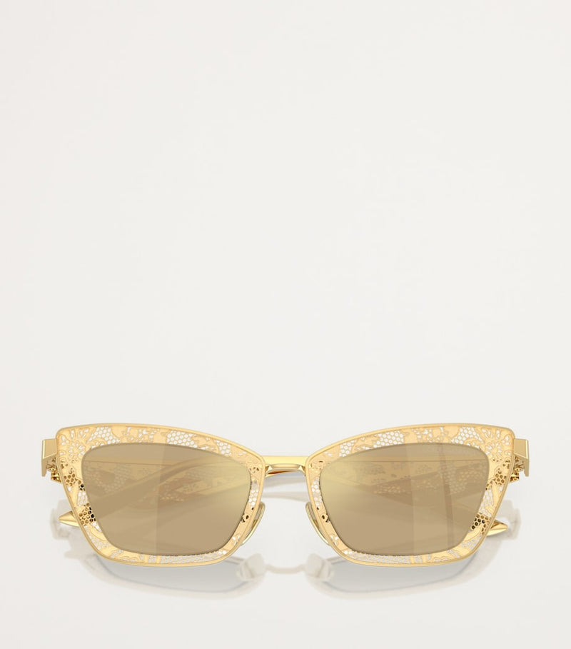 Dolce&Gabbana steel square sunglasses (British brand)