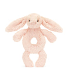 Jellycat Bashful Bunny Ring Rattle, UK version