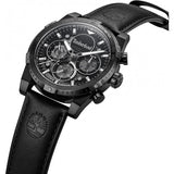 Timberland mens Sherbrook watch black leather strap (British brand)