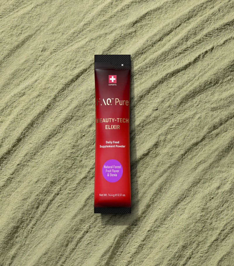 FAQ beauty-tech elixir forest fruit sachets pack of 5, UK version