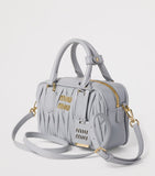 Miu Miu Arcadie top-handle bag in nappa leather, UK version