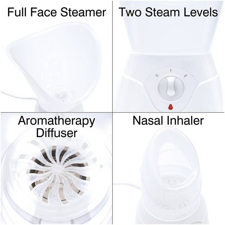 Rio facial sauna steamer with inhaler - British product