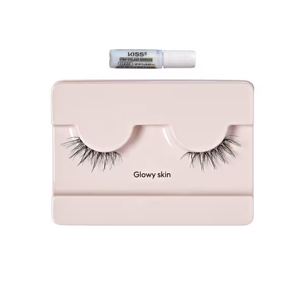 Kiss The New Natural Half Lash Strips 01, UK version kit