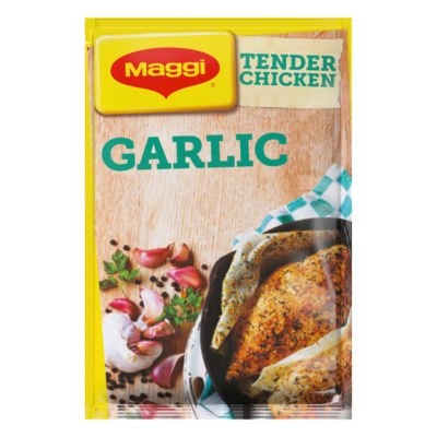 Maggi garlic chicken recipe mix 23g, UK version
