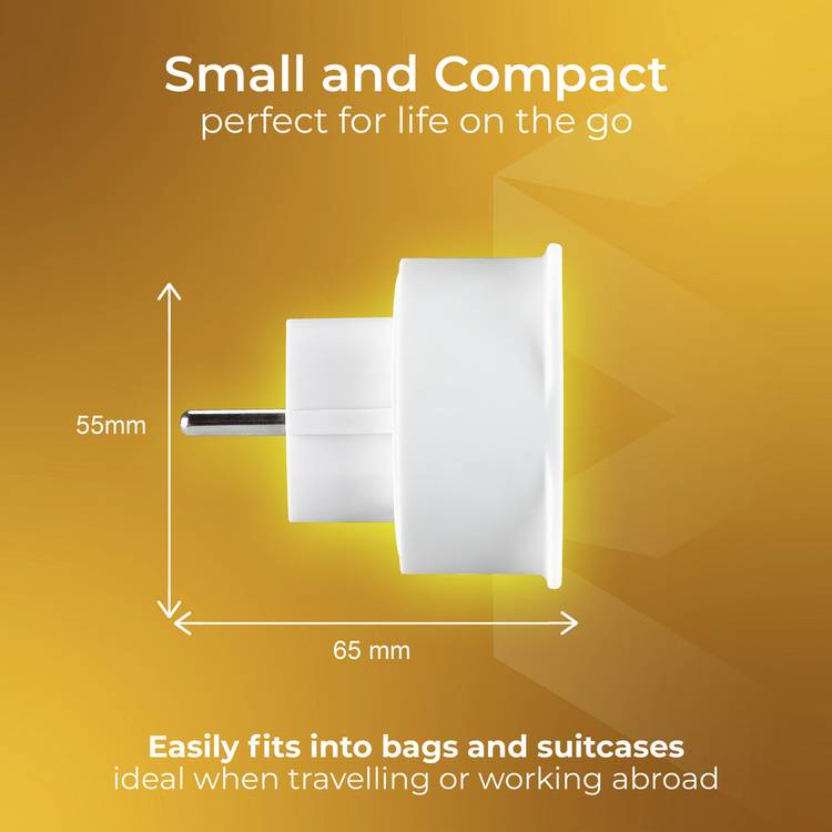 Masterplug travel adaptor 3 pack set (British brand)