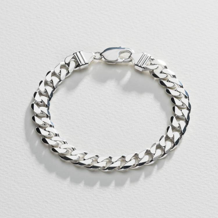 Revere sterling silver curb bracelet 21.5cm (British brand)