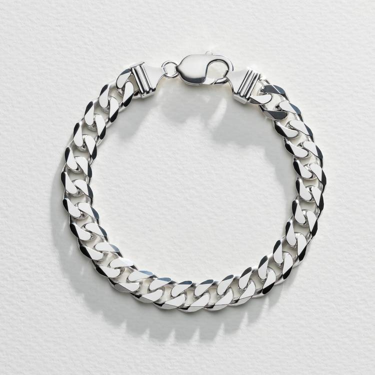 Revere sterling silver curb bracelet 21.5cm (British brand)