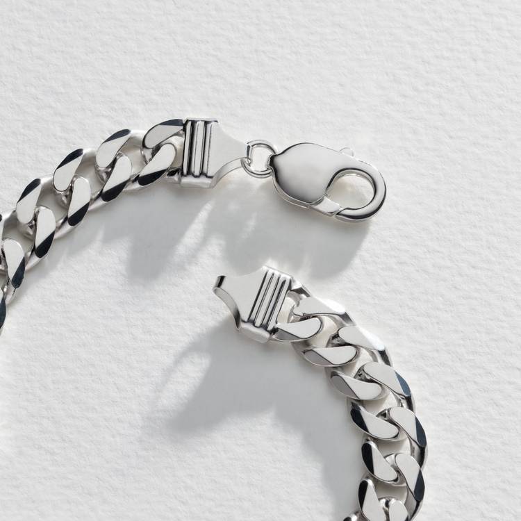Revere sterling silver curb bracelet 21.5cm (British brand)