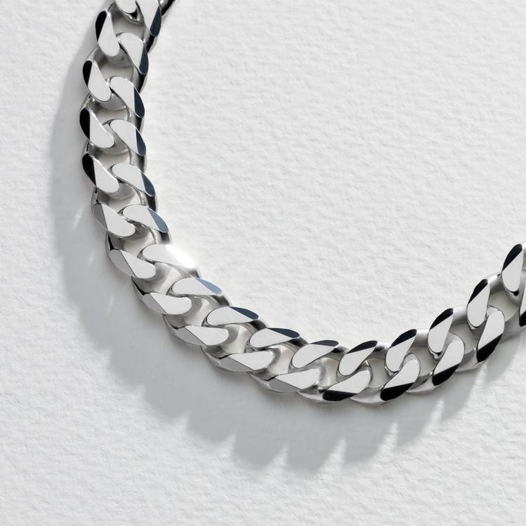 Revere sterling silver curb bracelet 21.5cm (British brand)