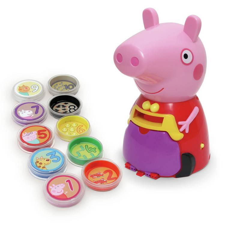 Peppa Pig interactive counting purse with coins (British brand)