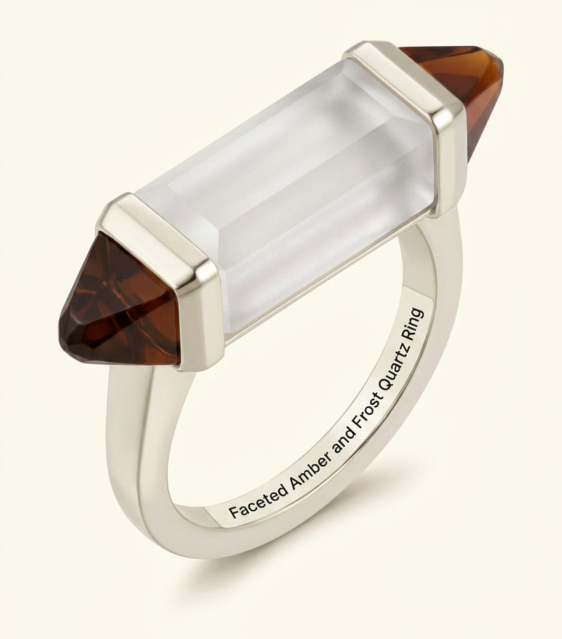Cartier Les Berlingots ring rose gold chalcedony garnet, imported from the UK