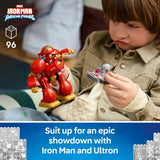 LEGO Marvel Iron Man mech 96-piece set, imported from the UK