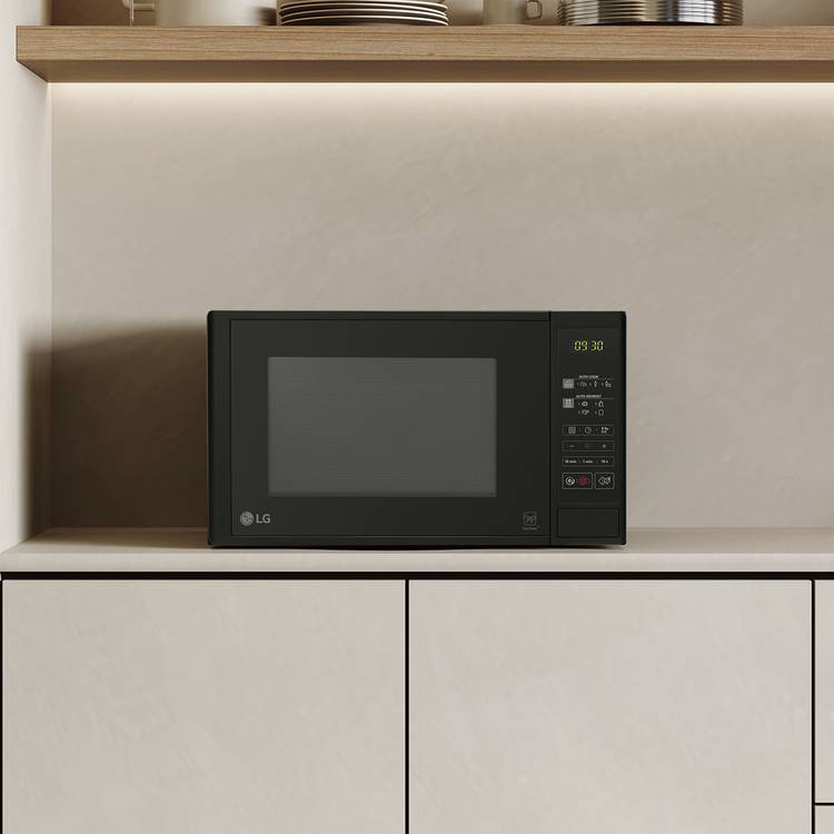 LG EasyClean 700W black microwave 20 litre, UK version