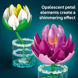 LEGO Botanicals Water Lilies building set 259 pieces - British product