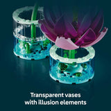 LEGO Botanicals Water Lilies building set 259 pieces - British product