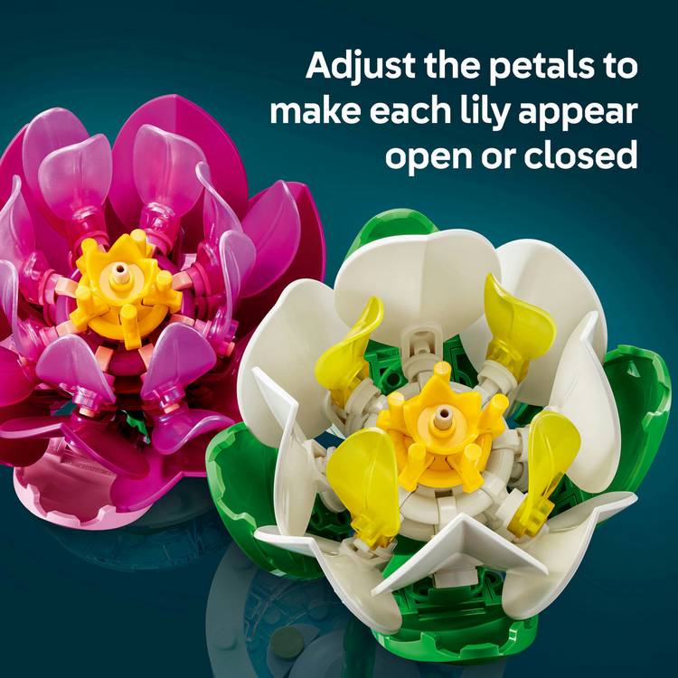 LEGO Botanicals Water Lilies building set 259 pieces - British product