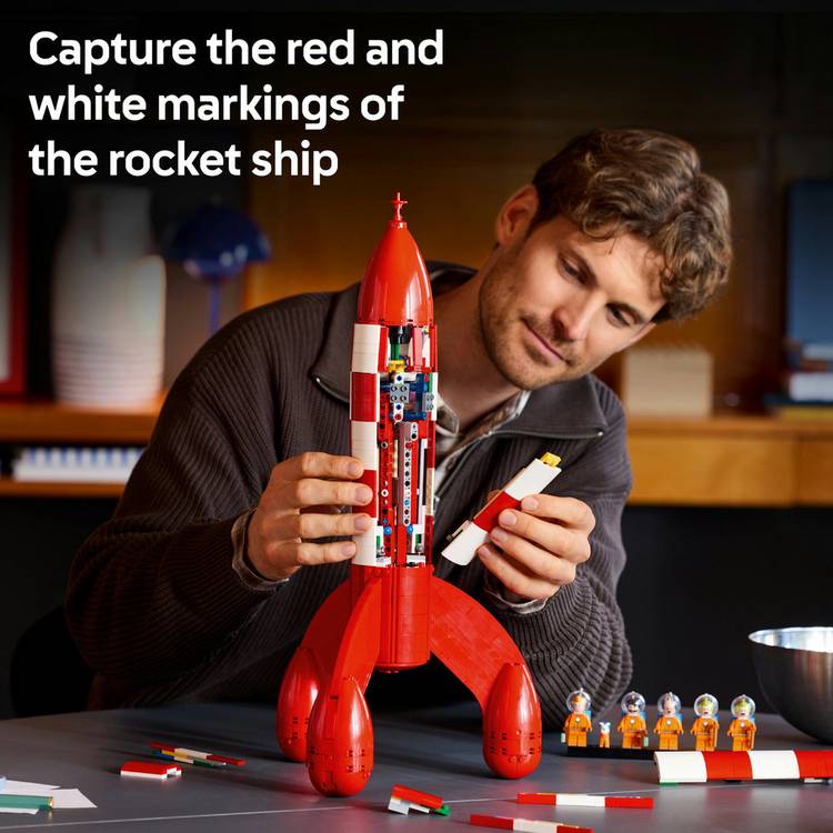 LEGO Ideas Tintin Moon Rocket model building kit (British brand)