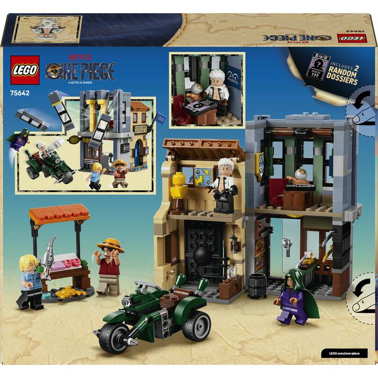 LEGO ONE PIECE Showdown Captain Smoker toy set 75642, UK version