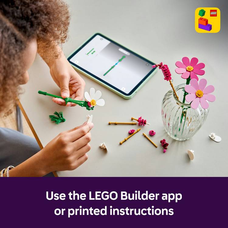 LEGO Botanicals Cosmos Flowers building set, UK version