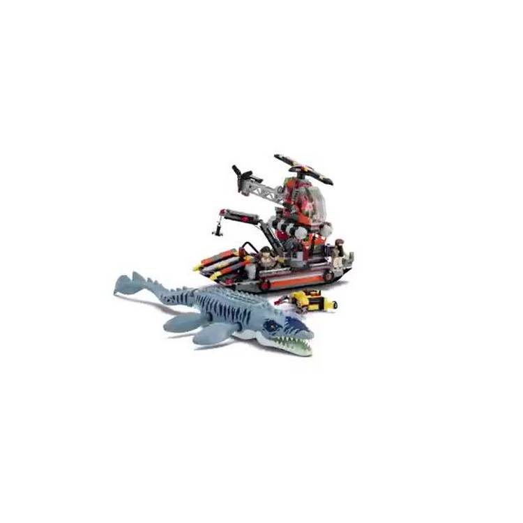 LEGO Jurassic World Mosasaurus Boat Attack set 703pc (British brand)