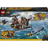 LEGO Jurassic World Mosasaurus Boat Attack set 703pc (British brand)