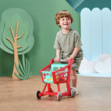 Chad Valley shopping trolley playset with food items, UK version