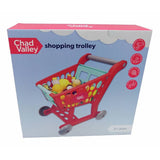 Chad Valley shopping trolley playset with food items, UK version