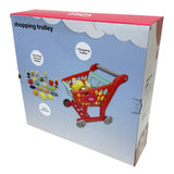 Chad Valley shopping trolley playset with food items, UK version