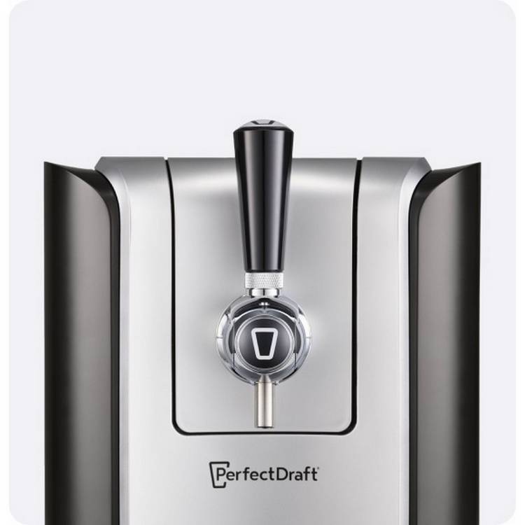 PerfectDraft Pro beer machine silver, imported from the UK