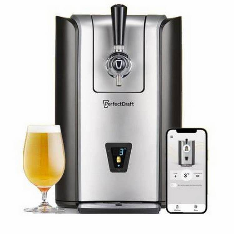 PerfectDraft Pro beer machine silver, imported from the UK