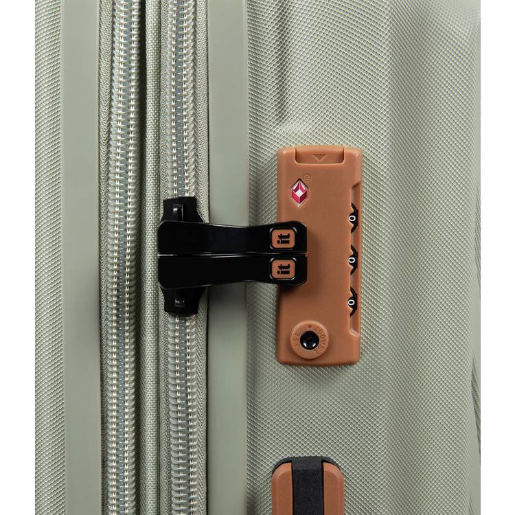 IT Luggage convertible underseat suitcase stone 26L, UK version