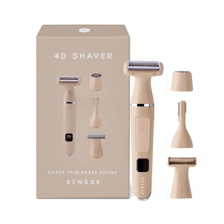 Sensse 4-in-1 waterproof grooming system trimmer and shaver, UK version