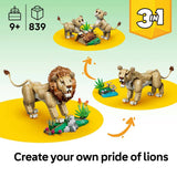 LEGO Creator Majestic Lion set 839 pieces, imported from the UK