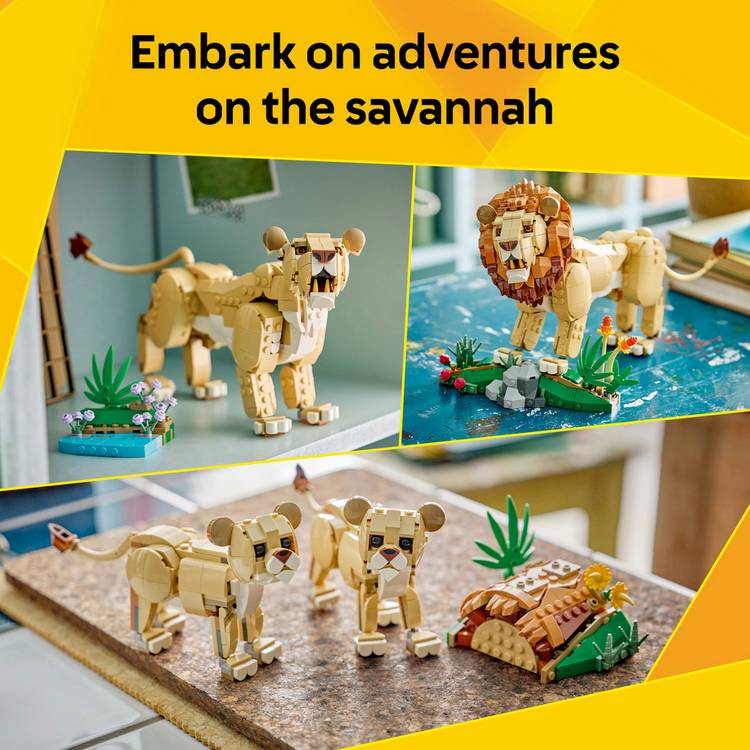 LEGO Creator Majestic Lion set 839 pieces, imported from the UK