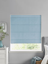 Next Laura Ashley Blue Easton Roman Blind- Buy online at McGrocer
